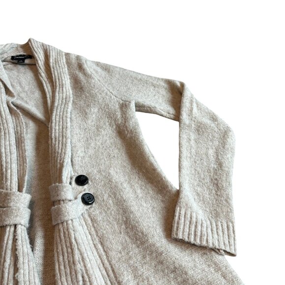 Fortune & Ivy Open-Front Long Length Cardigan Sweater Stretch Cozy Size Small - Picture 9 of 12